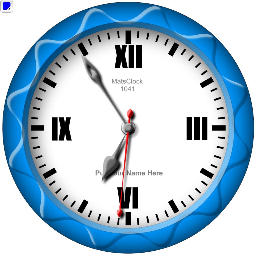 MatsClock 1041 Analog Clock