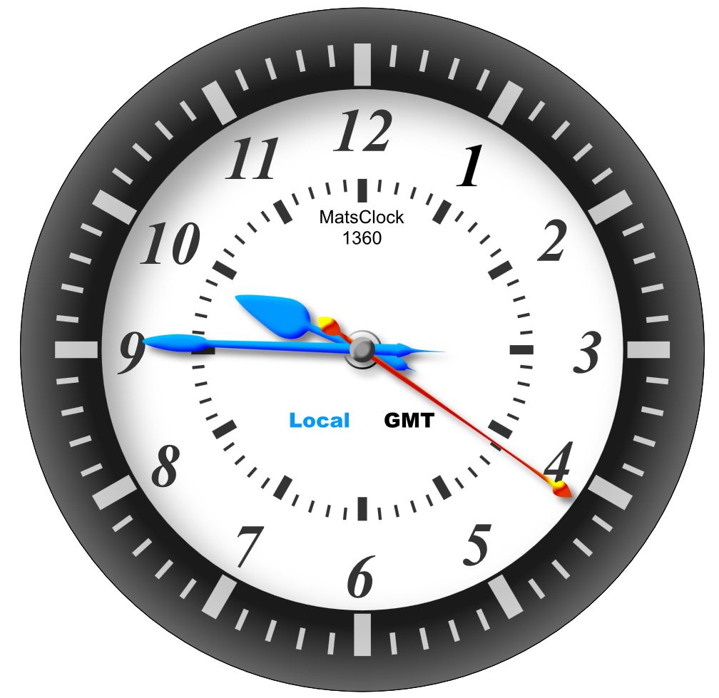 MatsClock 1360 Powerpoint Clock