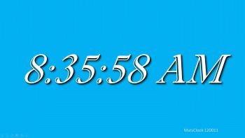 Free PowerPoint Digital Clock